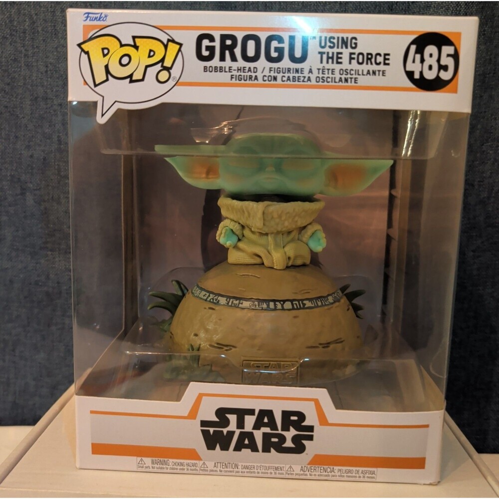 Funko Pop! Star Wars Grogu Using the Force #485 Deluxe SFX Vinyl Figure in Box
